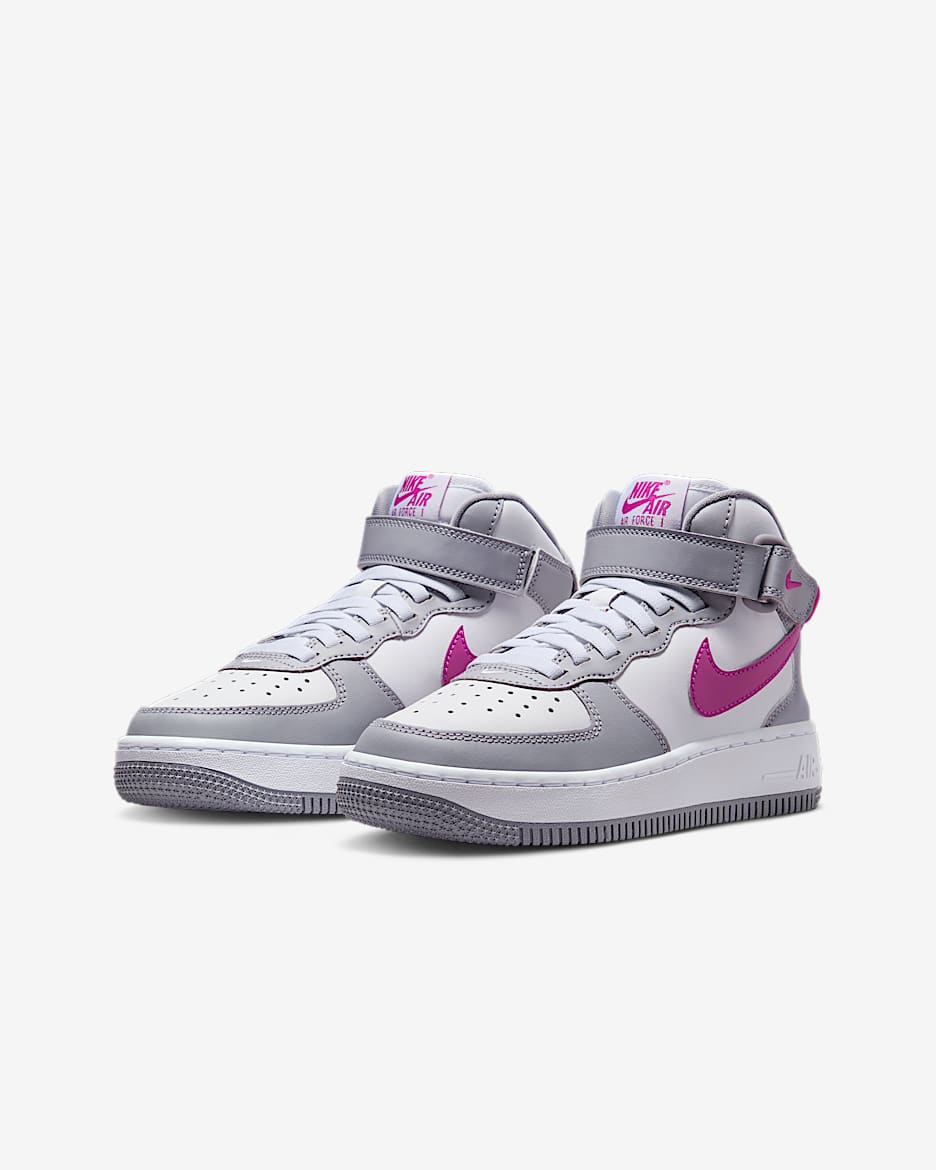 Nike Air Force 1 Mid EasyOn Older Kids Shoes